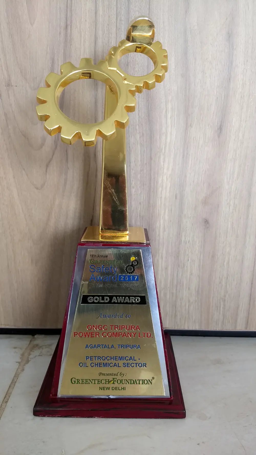 You are currently viewing 16th Annual Greentech Safety Award – Gas Based Power 2017